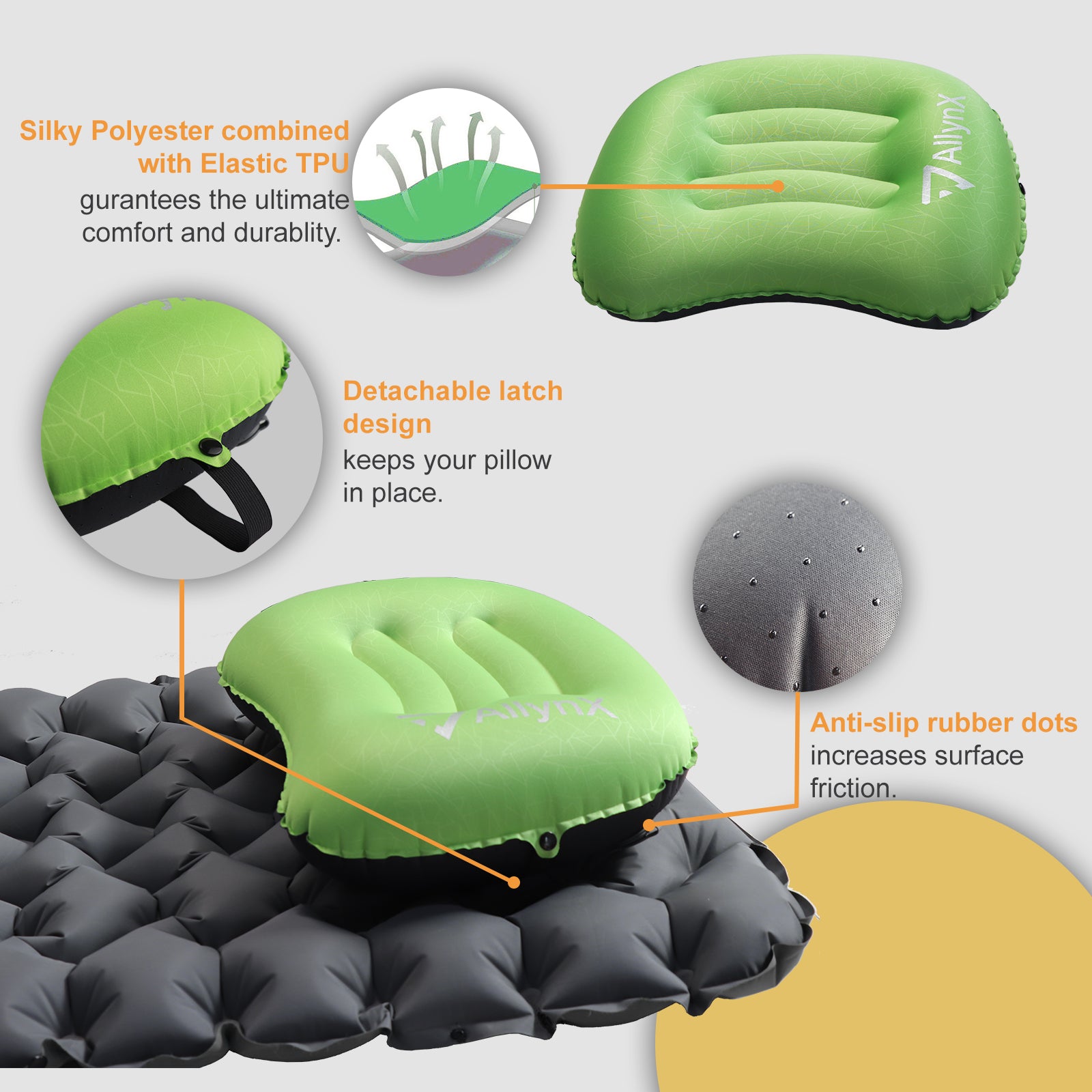 Featured by Miles Kimball, use this Inflatable Comfort Chair Cushion with  Lumbar
